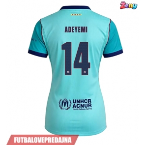 Lacne Ženy Futbalové dres Barcelona Karim Adeyemi #14 2026-27 Krátky Rukáv - Tretina